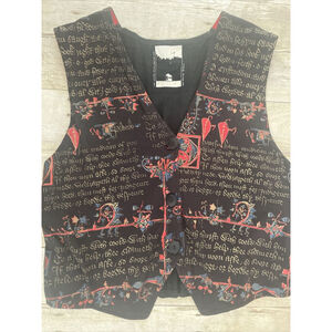 Bergen‎ Belliveau Black Gothic Script Fraktur Scribal Steampunk Vest